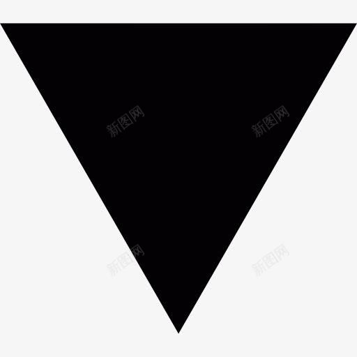 倒三角形图标png_新图网 https://ixintu.com 三角形 形状 方向 点