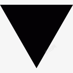 倒三角形倒三角形图标高清图片