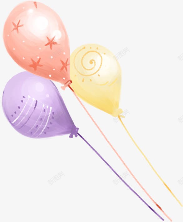创意元素马卡龙气球红色紫色黄色png免抠素材_新图网 https://ixintu.com 元素 创意 气球 紫色 红色 黄色
