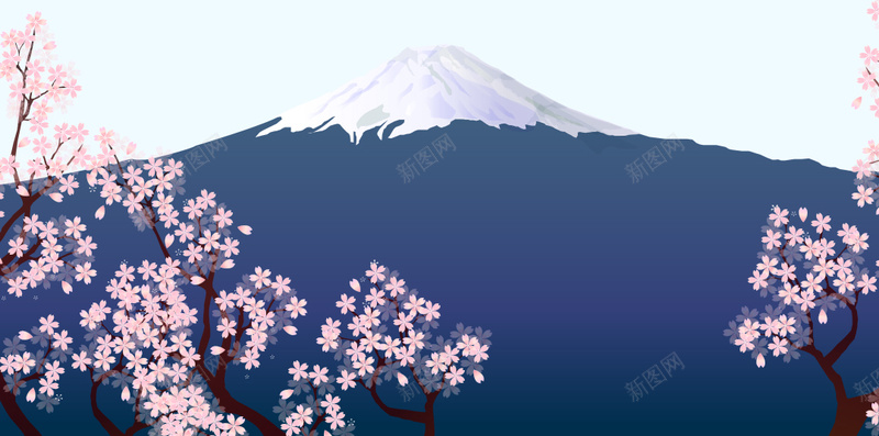 日本富士山樱花旅游背景背景图片免费下载 素材7znqqvwae 新图网