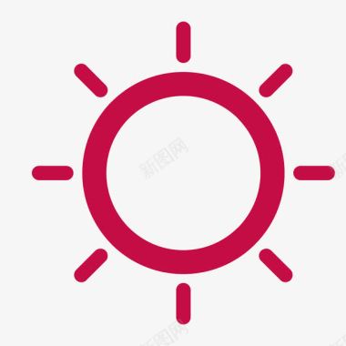 姓名火红的太阳图标图标
