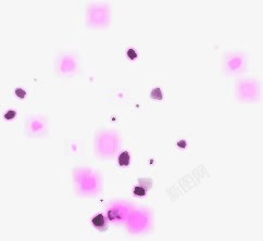 紫色炫丽Q版手游特效高清图片