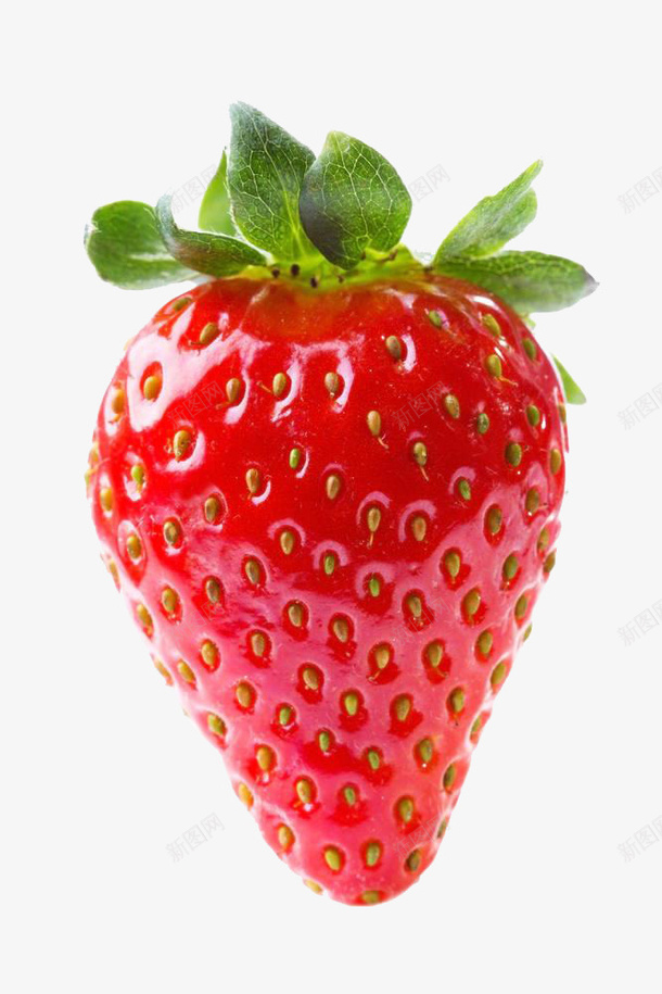 一个红色的草莓元素png免抠素材_新图网 https://ixintu.com 一个草莓 水果 草莓 高清