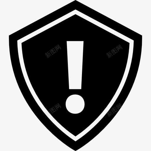 安全警告标志一个惊叹号在盾构图标png_新图网 https://ixintu.com 安全 建议 感叹 报警 提醒 标志 界面 盾牌 符号 谢谢提醒