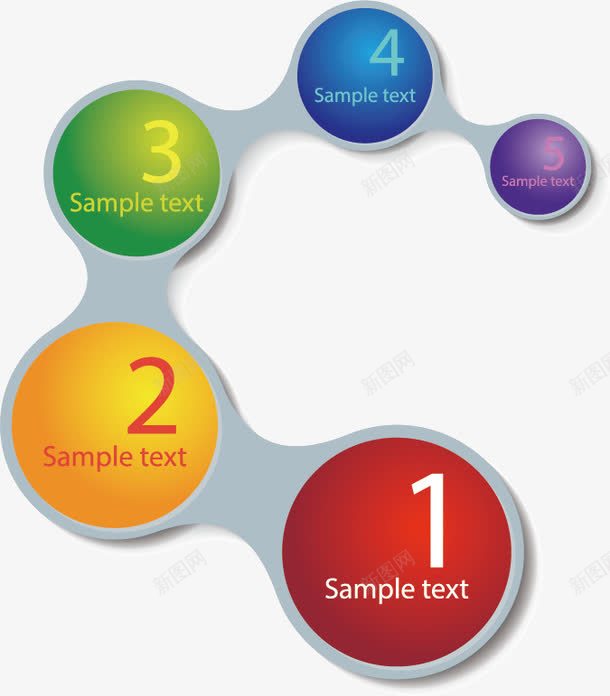 ppt流程图矢量图eps免抠素材_新图网 https://ixintu.com 商务 图表 数字 步骤 顺序 矢量图