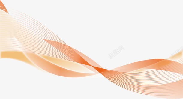 橙色相互交错的曲线条png免抠素材_新图网 https://ixintu.com 弧度线 曲线组合 柔和曲线 柔和线条 橙色 波浪线 相互交错 装饰曲线 飘逸曲线
