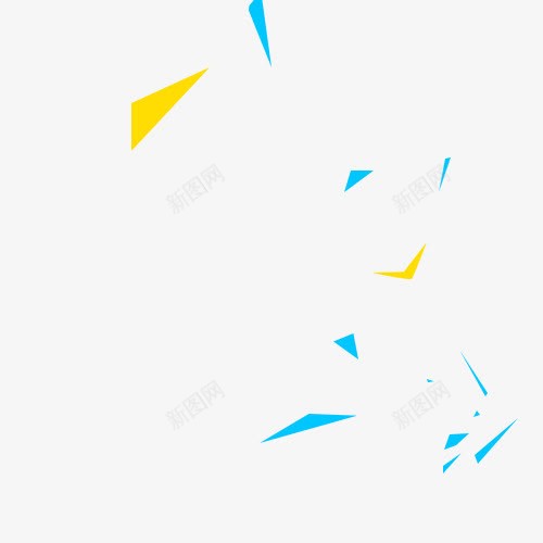 创意元素简约几何形状蓝色黄色png免抠素材_新图网 https://ixintu.com 元素 几何 创意 形状 简约 蓝色 黄色