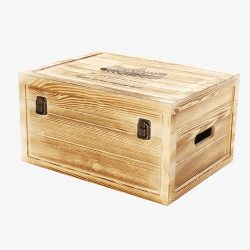 木箱手绘款红酒木箱高清图片