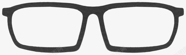 眼镜png免抠素材_新图网 https://ixintu.com 头饰 眼镜 镜框 黑色眼镜