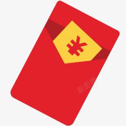 码卡标手绘红色卡通红标装饰图标高清图片