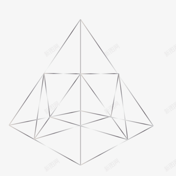 三角形组合png免抠素材_新图网 https://ixintu.com png图形 三角形 几何 立体三角形 线条 装饰