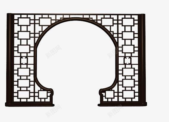 古风门边框png免抠素材_新图网 https://ixintu.com 古风 边框
