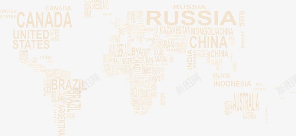 英文字母世界地图png免抠素材_新图网 https://ixintu.com 世界地图 世界地图轮廓 字母 组合 英文