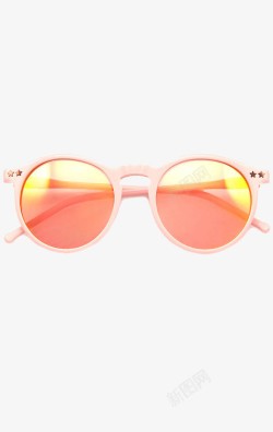 粉色眼镜粉色太阳镜高清图片