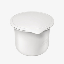 密封盒子纯白色包装没打开的酸奶实物高清图片