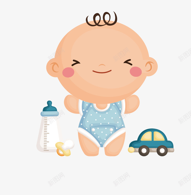 可爱婴儿png免抠素材_新图网 https://ixintu.com 卡通装饰婴儿 可爱婴儿 婴儿 婴儿png 扁平化婴儿 矢量婴儿 简洁婴儿