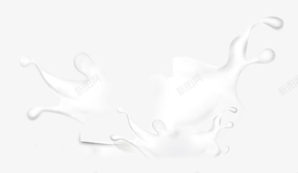 牛奶元素png免抠素材_新图网 https://ixintu.com 乳制品 奶粉 奶粉陈列 牛奶 白色