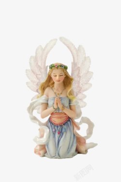 欧式天使铜像复古天使雕塑高清图片