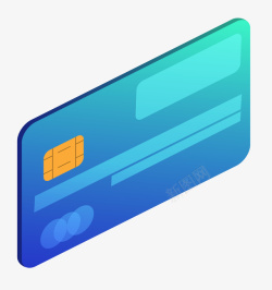 立体c4d银行卡信用卡刷卡矢量图素材