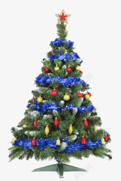 彩色立体圣诞树实物素材