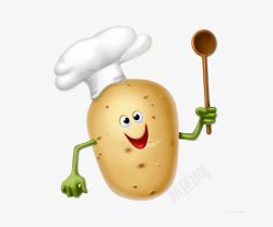 马铃薯照片土豆厨师片高清图片