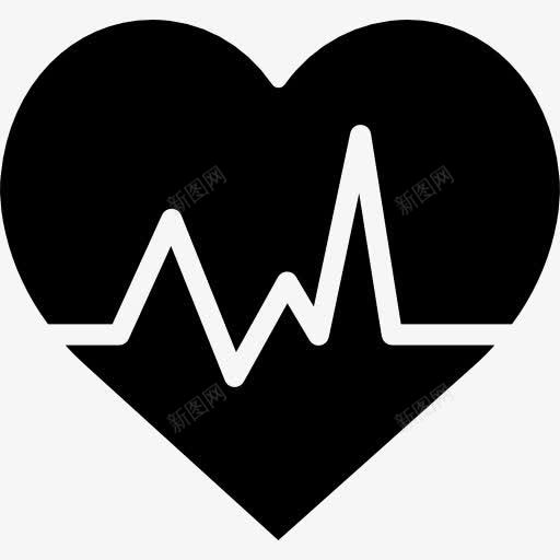 图图标png_新图网 https://ixintu.com 医学 心率 心电图 心脏 脉搏