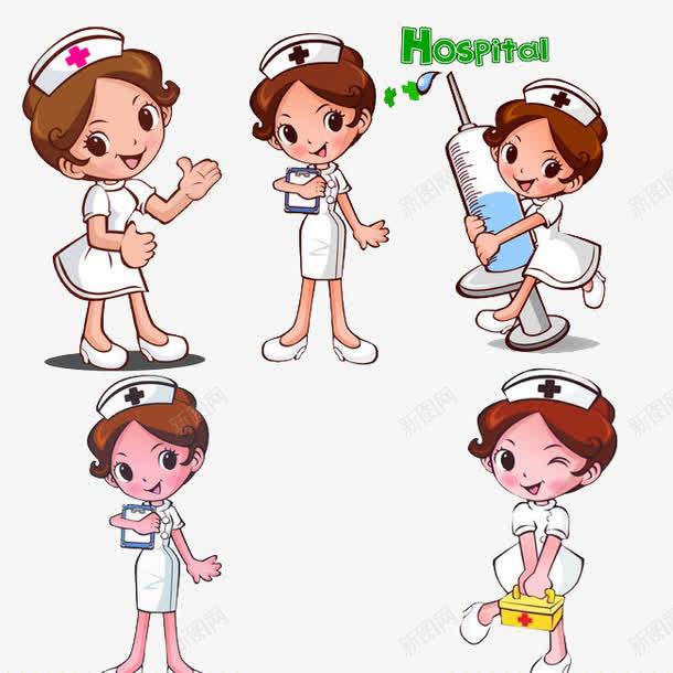 医生png免抠素材_新图网 https://ixintu.com 健康 医疗 医院 卡通 护士 护士漫画