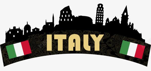 意大利LOGO图标png_新图网 https://ixintu.com LOGO 剪影 城市 意大利 意大利LOGO 旅游 设计图片下载 设计模板下载
