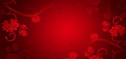 婚纱名片红色大气花纹背景高清图片