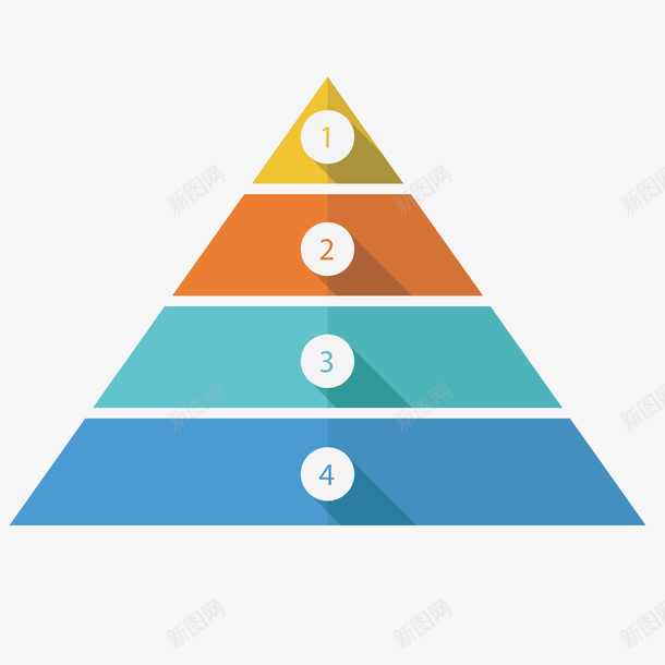 三角形的信息图表矢量图ai免抠素材_新图网 https://ixintu.com 三角形 信息 图表 圆形 彩色 数字 数据 现代 矢量图