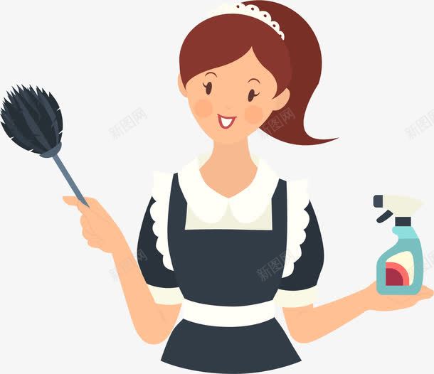 保洁人物png免抠素材_新图网 https://ixintu.com 人物 保洁 家政保洁 忙碌的女人 打扫卫生 清洁阿姨