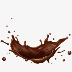 巧克力水巧克力液体动态高清图片