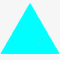 正三角形蓝色正三角形高清图片