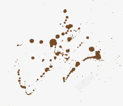 咖啡色灰尘咖啡色飞溅涂料高清图片