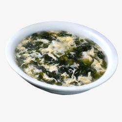 小吃汤类特色实物紫菜蛋汤高清图片