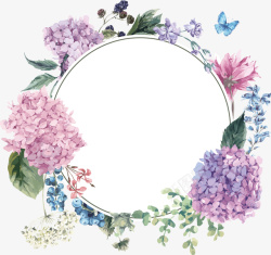 美丽的香花相框美丽的香花相框矢量图高清图片