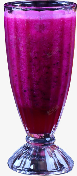 紫色饮料实物火龙果汁高清图片