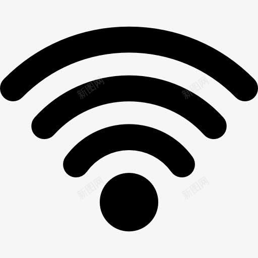 WiFi标志图标png_新图网 https://ixintu.com 信号 标准字 标志 标识 符号