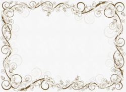 白色装饰框淘宝素材花藤边框高清图片
