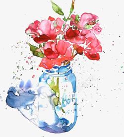 玻璃花瓶玻璃瓶花瓶高清图片