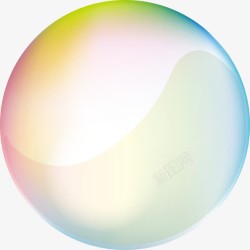 彩色的球体彩色透明球体高清图片