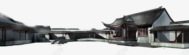 古风古典中式建筑png免抠素材_新图网 https://ixintu.com 中式 历史感 古典 古风 建筑