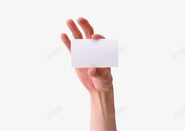 拿着卡片的手png免抠素材_新图网 https://ixintu.com 名片 左右手 手 手势 白板