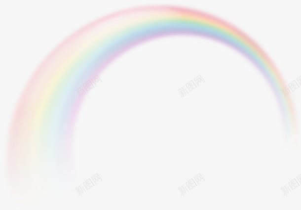 彩虹下雨海报png免抠素材_新图网 https://ixintu.com 下雨 彩虹 彩虹线 海报