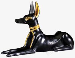 埃及狗雕塑素材