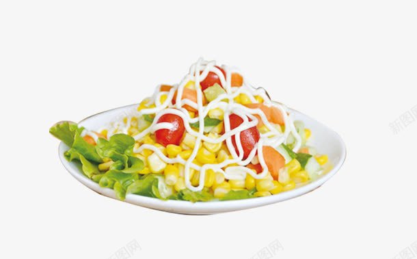 玉米沙拉png免抠素材_新图网 https://ixintu.com 寿司 料理 沙拉 美食