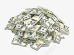 纸币下载万能的金钱堆叠捆绑起来的美元纸高清图片
