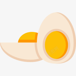 彩色鸡蛋简约咸鸭蛋标图标高清图片