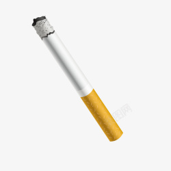 有害健康的香烟半只点燃的烟高清图片