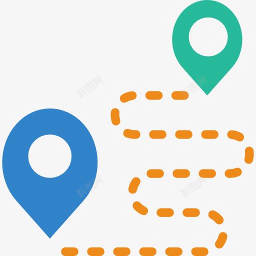路线图标png_新图网 https://ixintu.com GPS 位置 占位符 启动 地图 地图上的位置 地图的指针 完成 标志 路线 销
